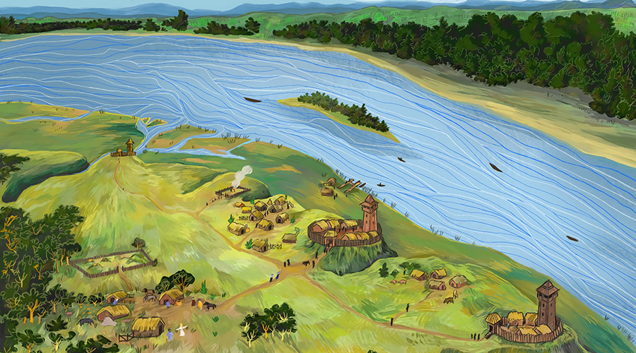 Ciepłe: пересмотр взглядов на уникальный раннесредневековый центр на границе Пястов - фото 1